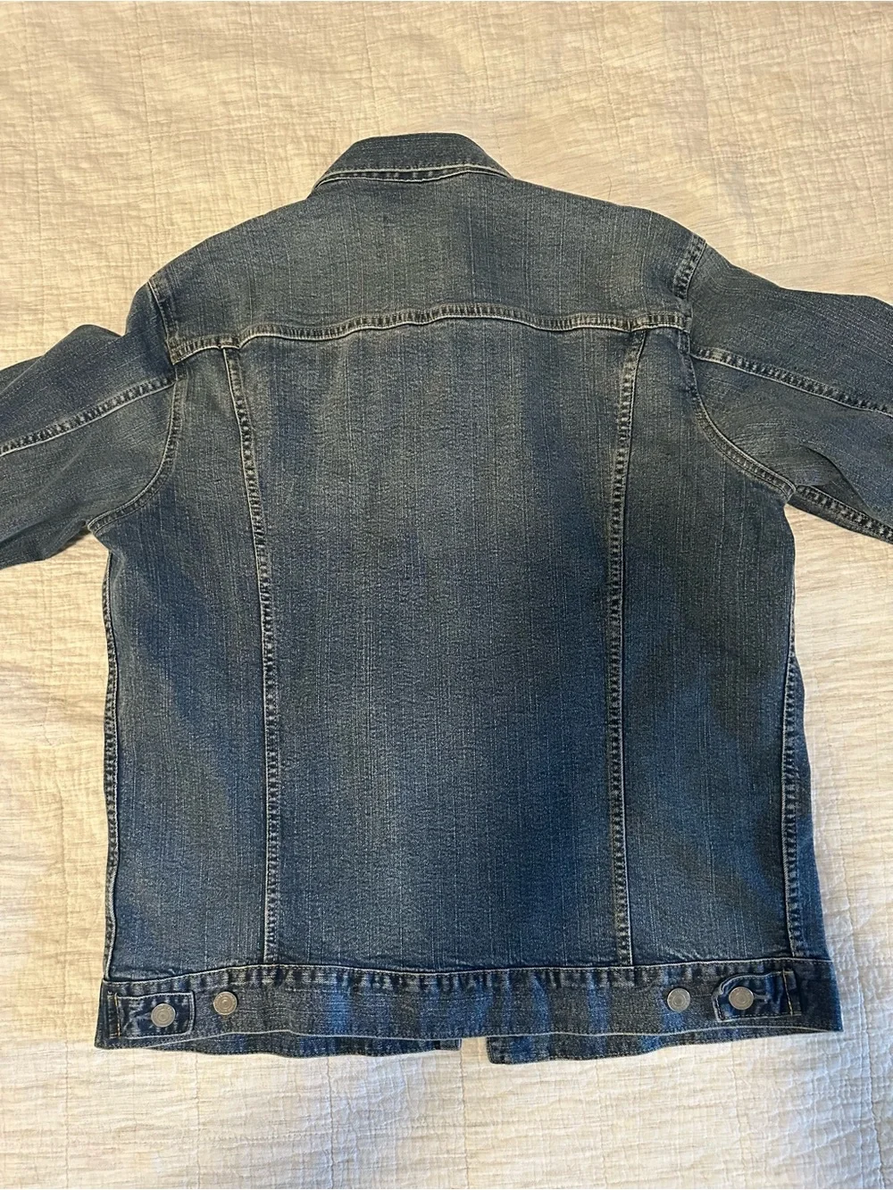Uniqlo Men's Blue Denim Jacket
